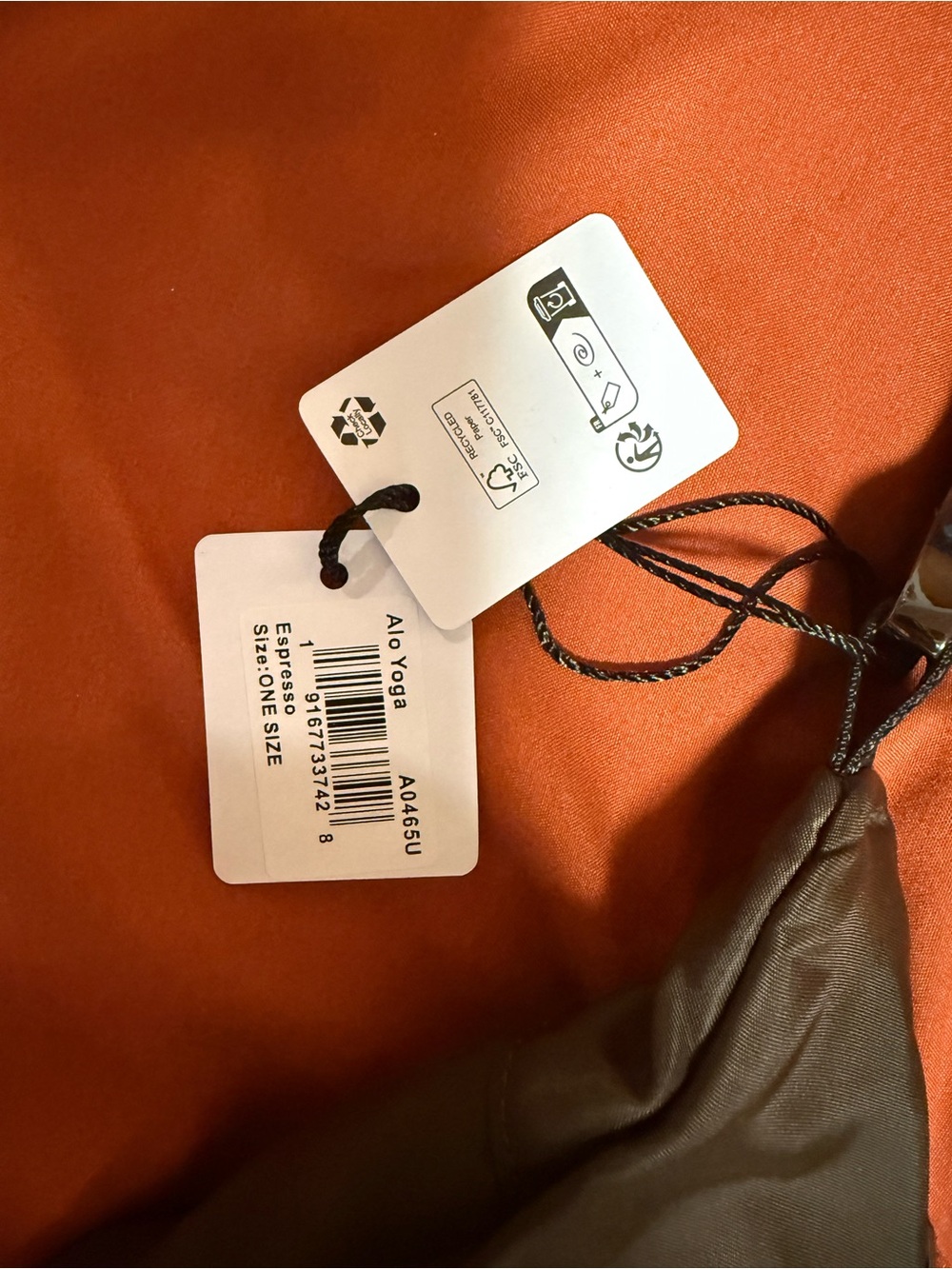 ALO Yoga Brownn Belt Bag with Front Pocket - Picture 5 of 6